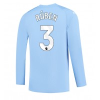Moški Nogometni dresi Manchester City Ruben Dias #3 Domači 2023-24 Dolgi Rokav